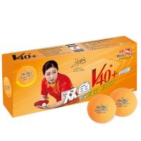 雙魚乒乓球一星 展翅V40+ 新材料ABS 1星專業比賽用球 黃色